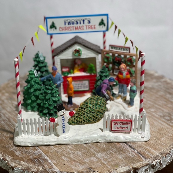 Lemax Frostys Christmas Tree Lot holiday village decor - Picture 2 of 13